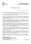 CP Grippe aviaire – Point de situation en Vendée 24-10-2022